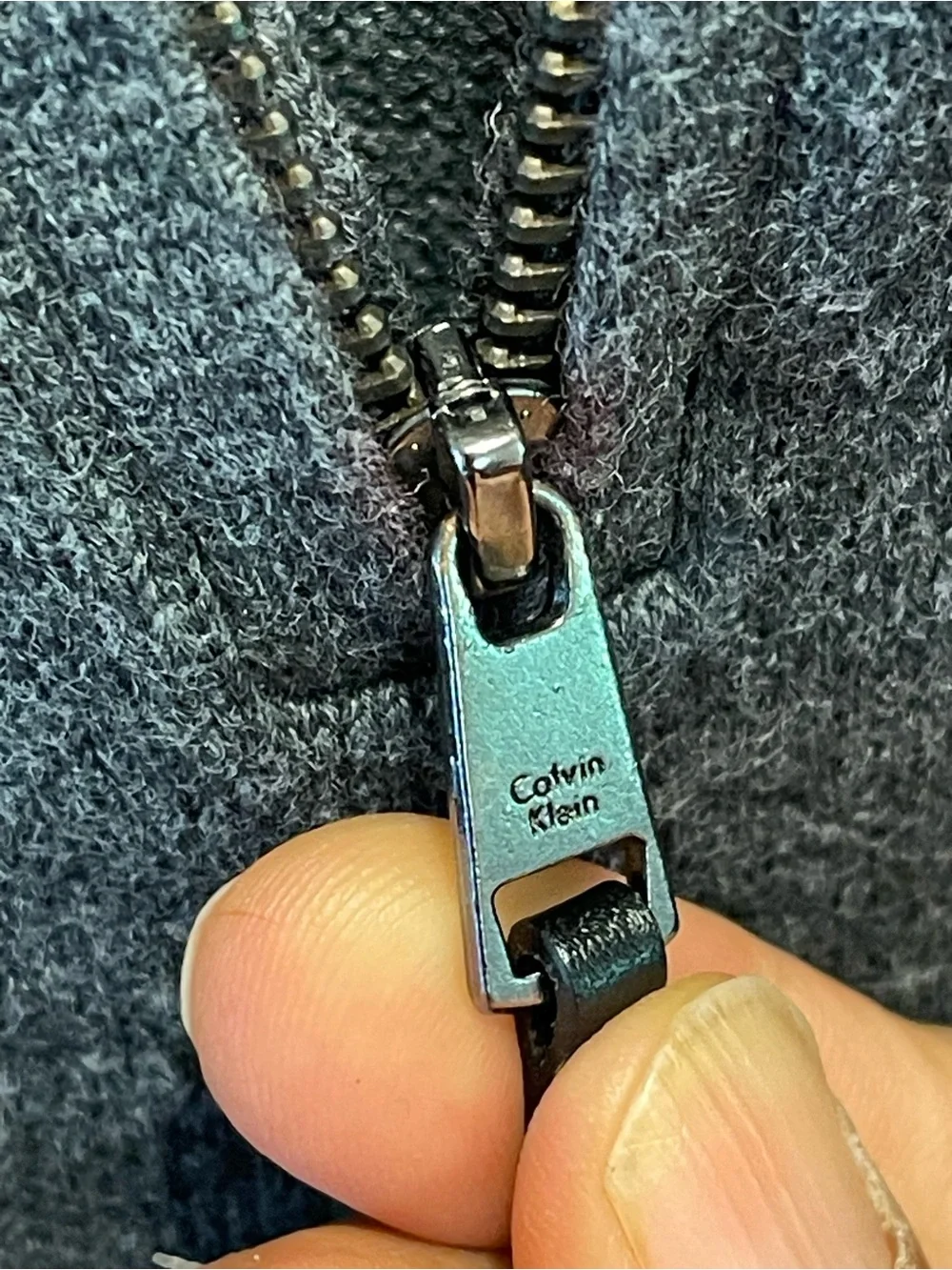 100% Authentic Calvin Klein Men's Quarter-Zip Mock Neck Sweater